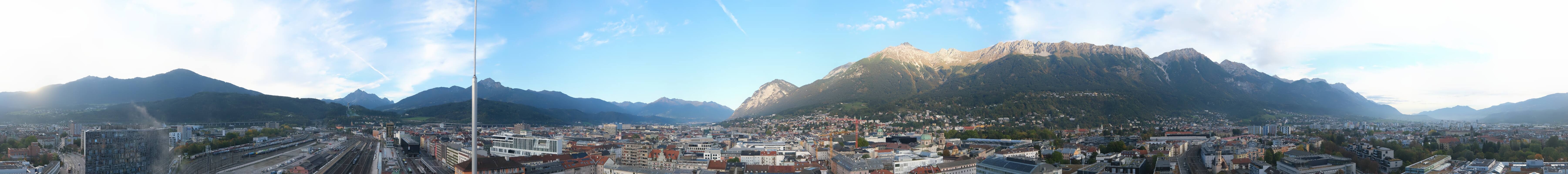 Archiv Foto Webcam Panoramablick - Innsbruck