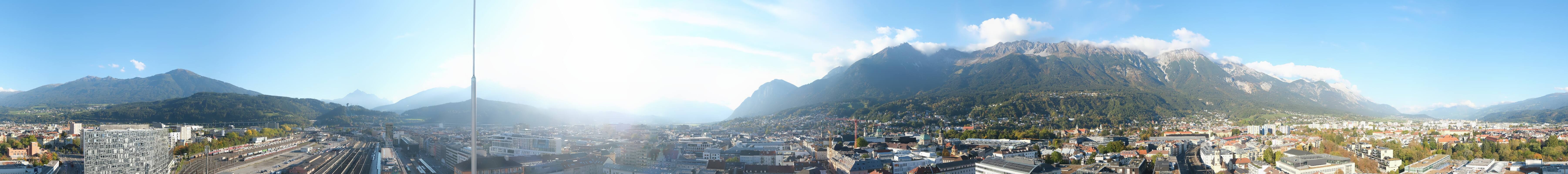 Archiv Foto Webcam Panoramablick - Innsbruck