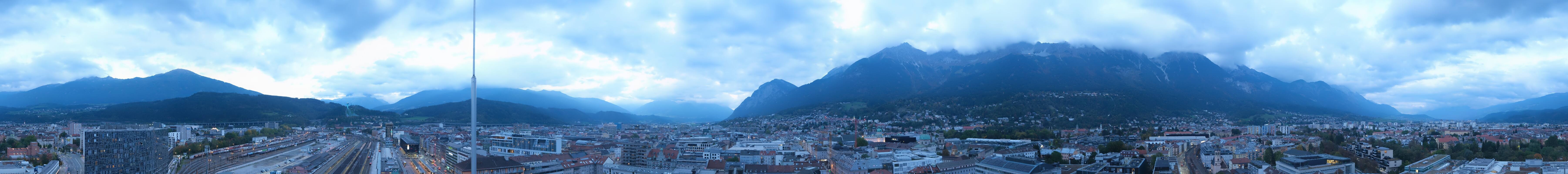 Archiv Foto Webcam Panoramablick - Innsbruck