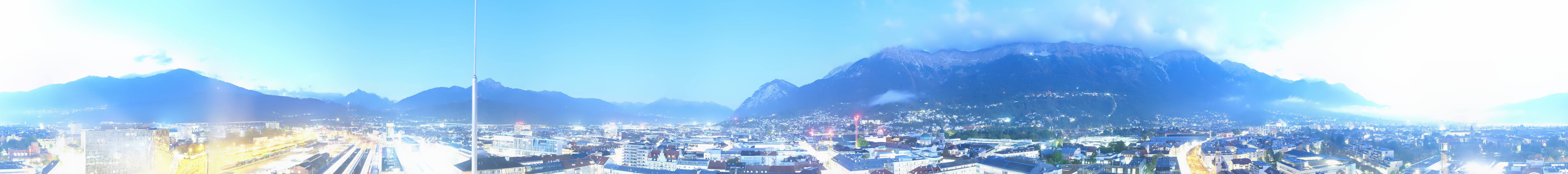 Archiv Foto Webcam Panoramablick - Innsbruck
