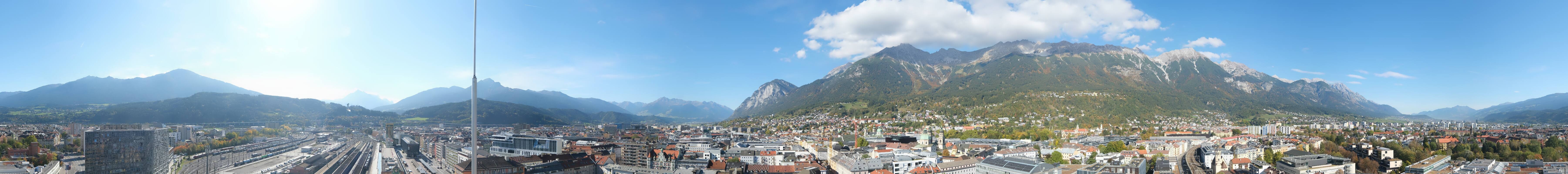 Archiv Foto Webcam Panoramablick - Innsbruck