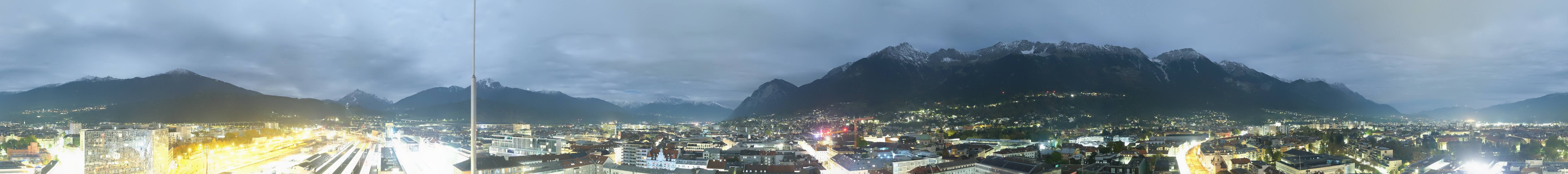 Archiv Foto Webcam Panoramablick - Innsbruck