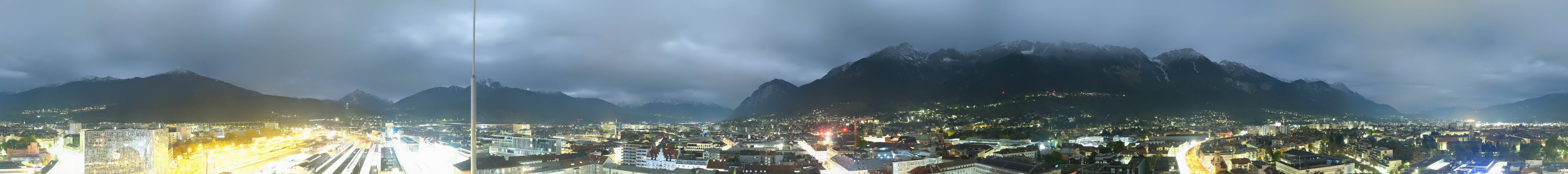 Archiv Foto Webcam Panoramablick - Innsbruck
