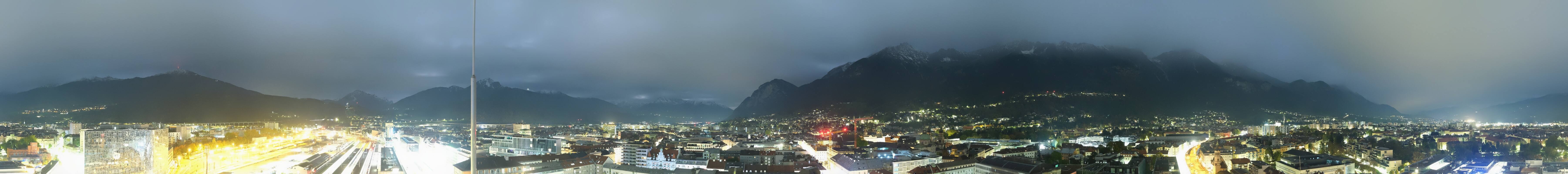 Archiv Foto Webcam Panoramablick - Innsbruck