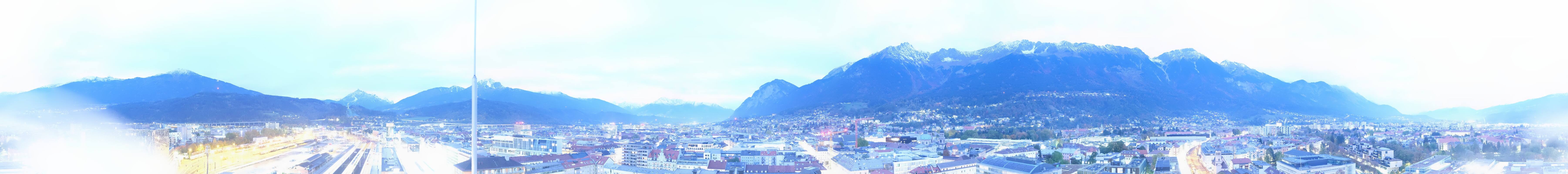 Archiv Foto Webcam Panoramablick - Innsbruck
