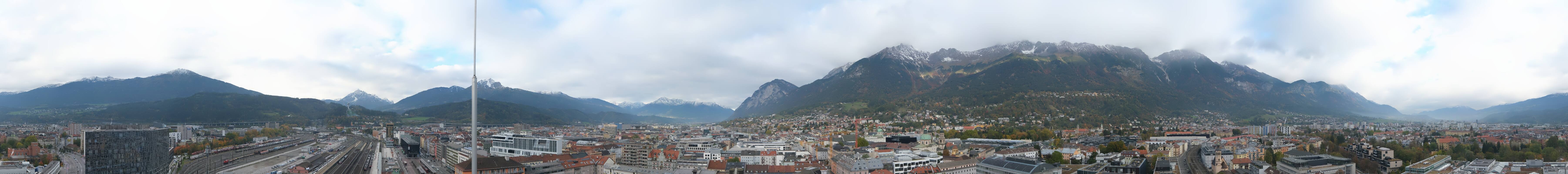 Archiv Foto Webcam Panoramablick - Innsbruck