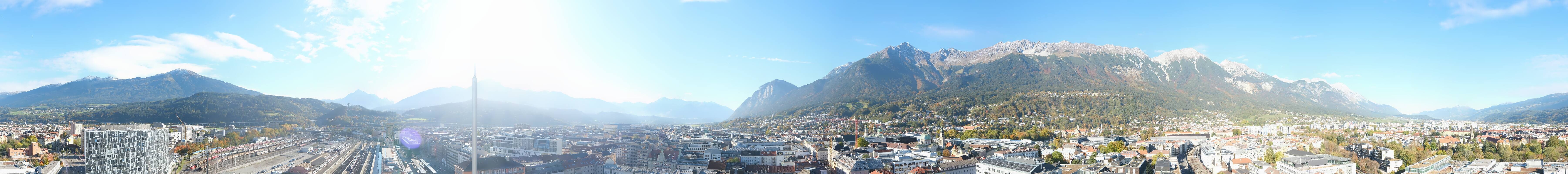Archiv Foto Webcam Panoramablick - Innsbruck