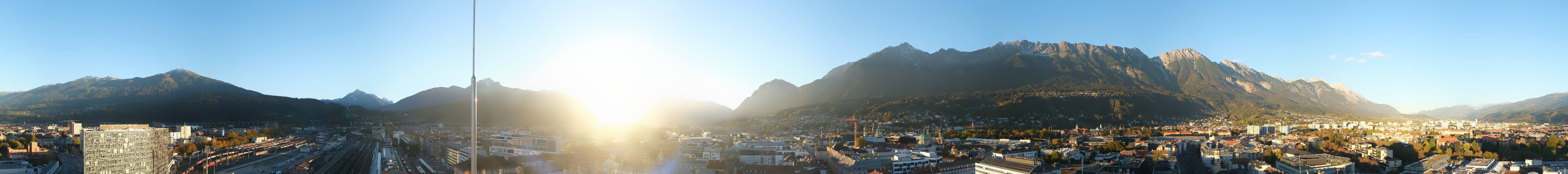 Archiv Foto Webcam Panoramablick - Innsbruck