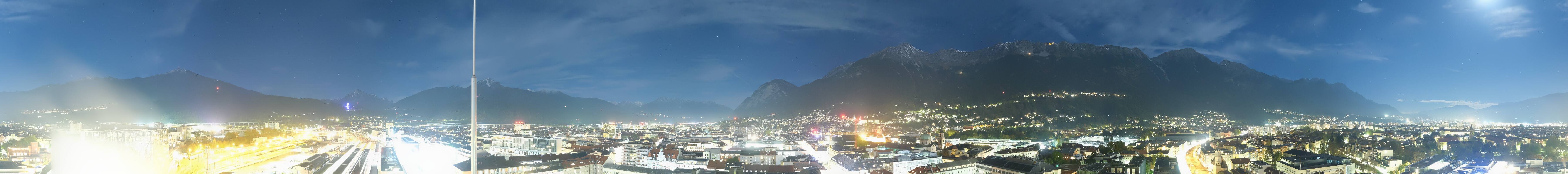 Archiv Foto Webcam Panoramablick - Innsbruck
