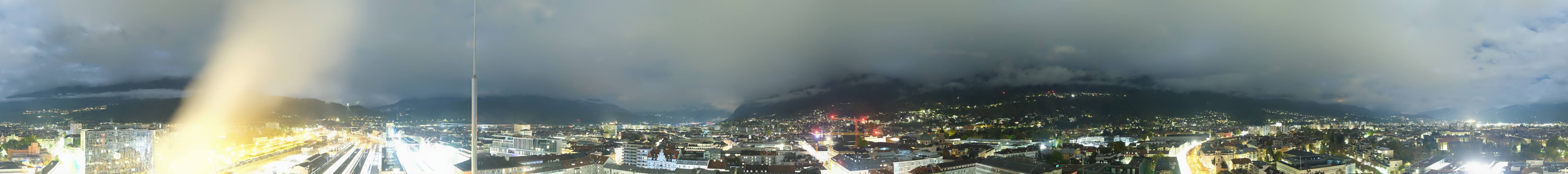 Archiv Foto Webcam Panoramablick - Innsbruck