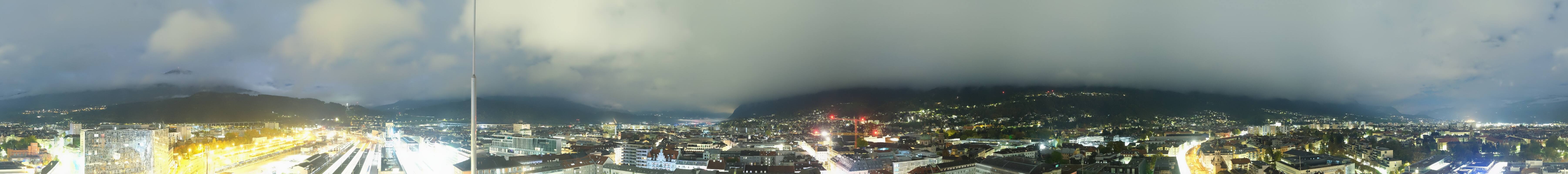 Archiv Foto Webcam Panoramablick - Innsbruck