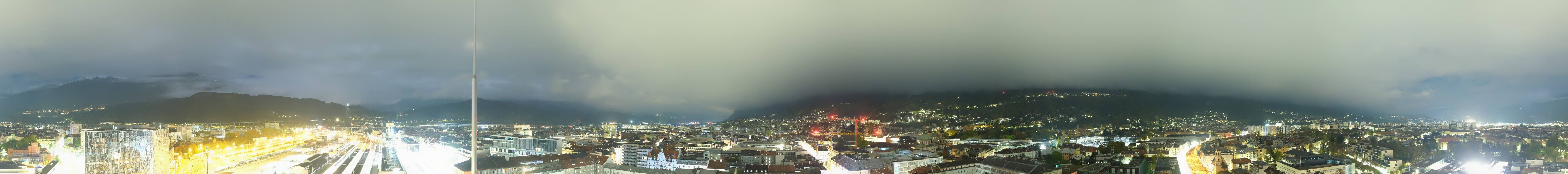Archiv Foto Webcam Panoramablick - Innsbruck