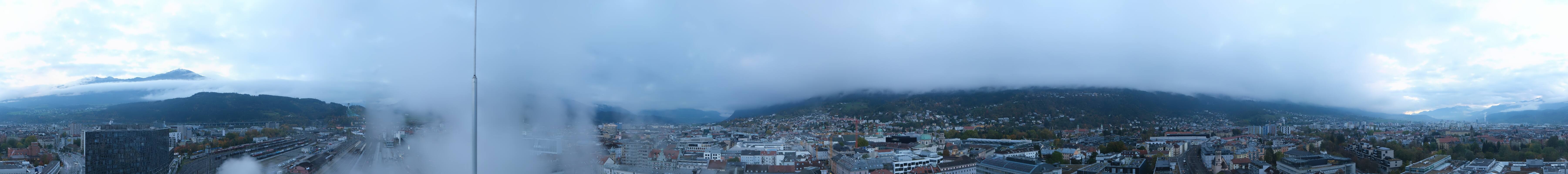 Archiv Foto Webcam Panoramablick - Innsbruck
