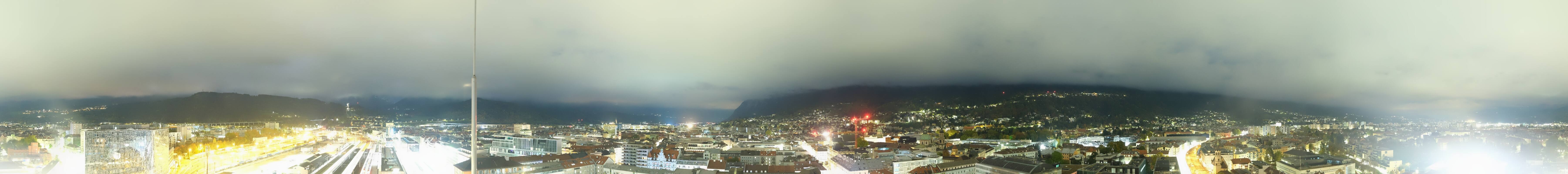 Archiv Foto Webcam Panoramablick - Innsbruck