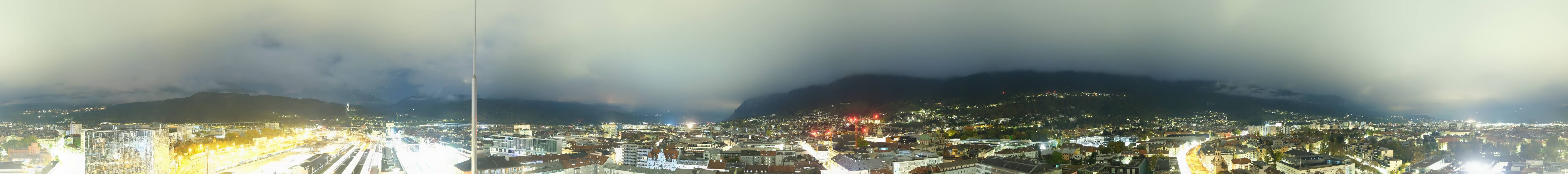 Archiv Foto Webcam Panoramablick - Innsbruck