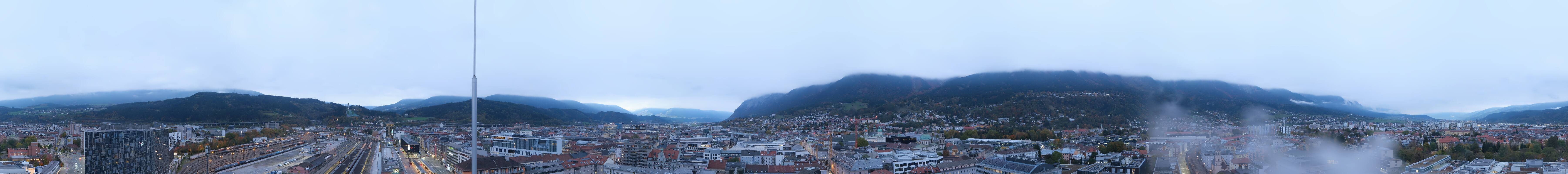 Archiv Foto Webcam Panoramablick - Innsbruck