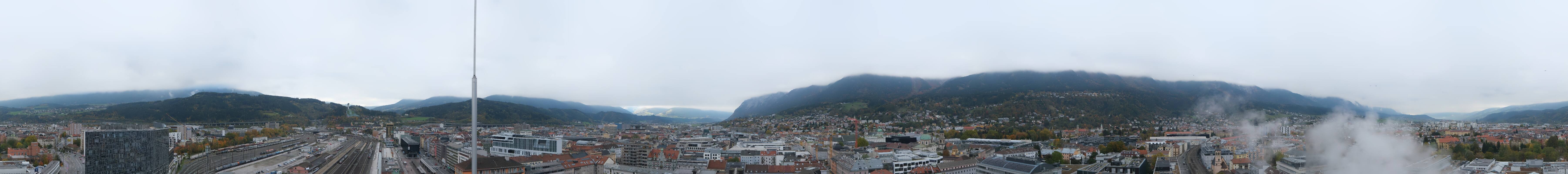 Archiv Foto Webcam Panoramablick - Innsbruck