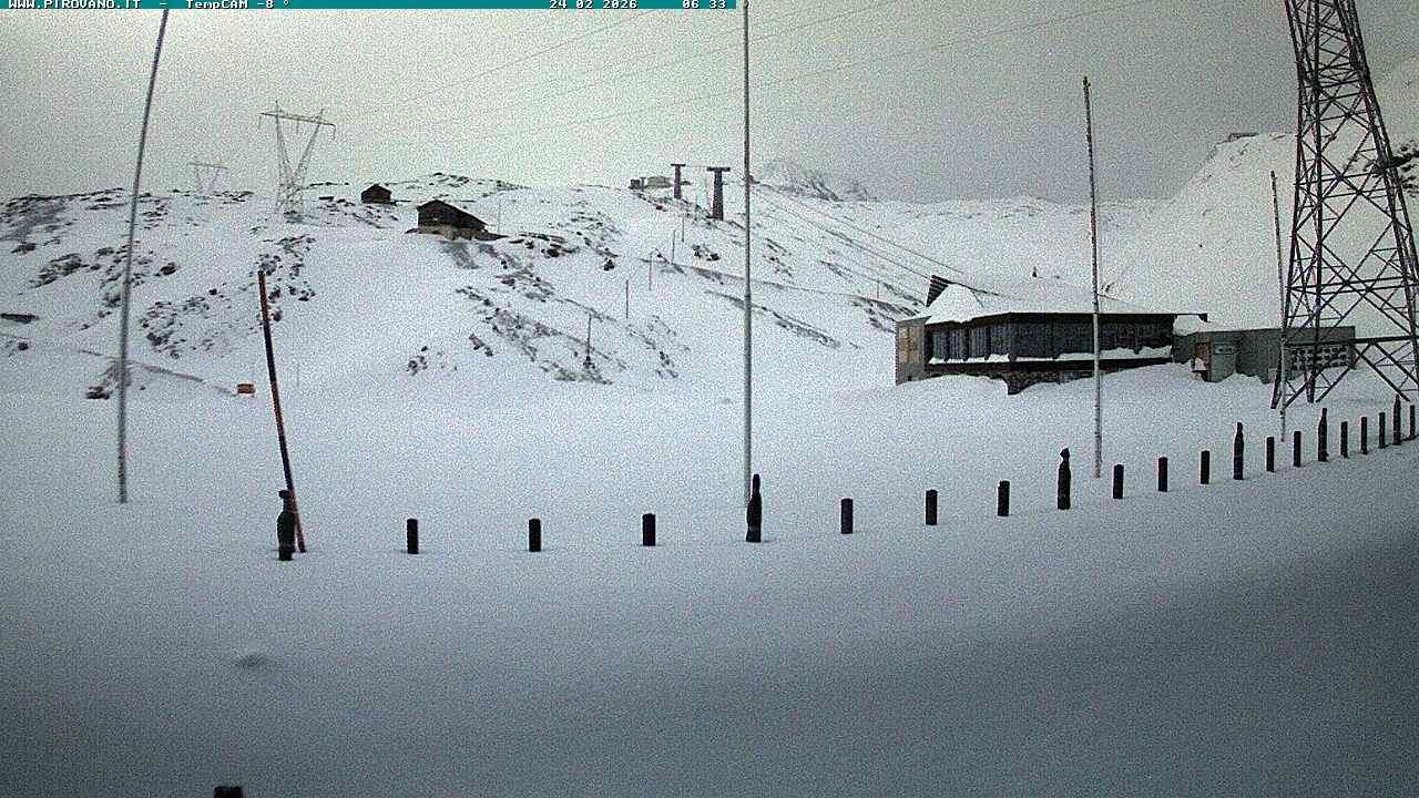 Archived image Webcam Mountain Pass Stilfserjoch, Bormio