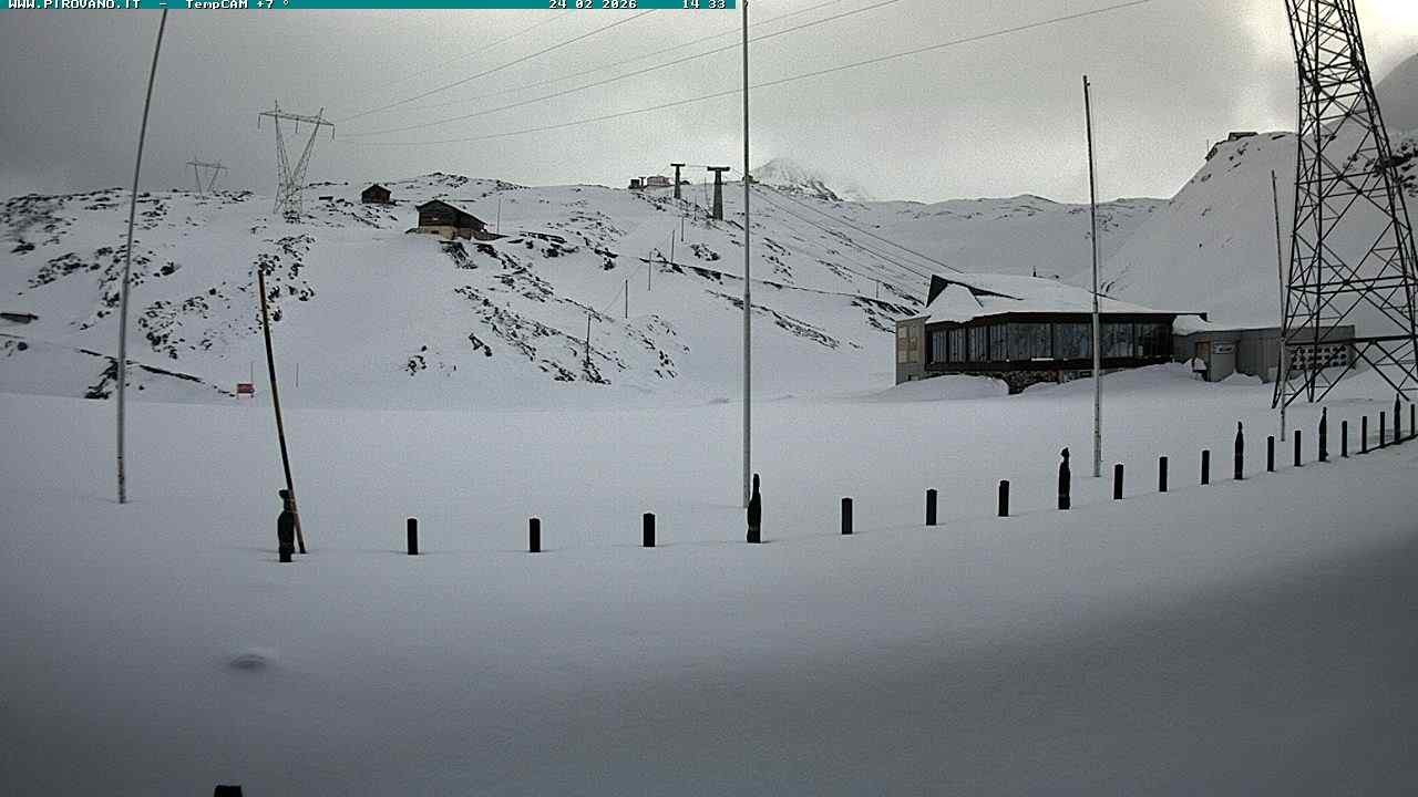 Archived image Webcam Mountain Pass Stilfserjoch, Bormio