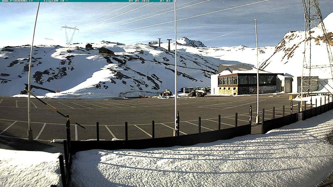Archived image Webcam Mountain Pass Stilfserjoch, Bormio