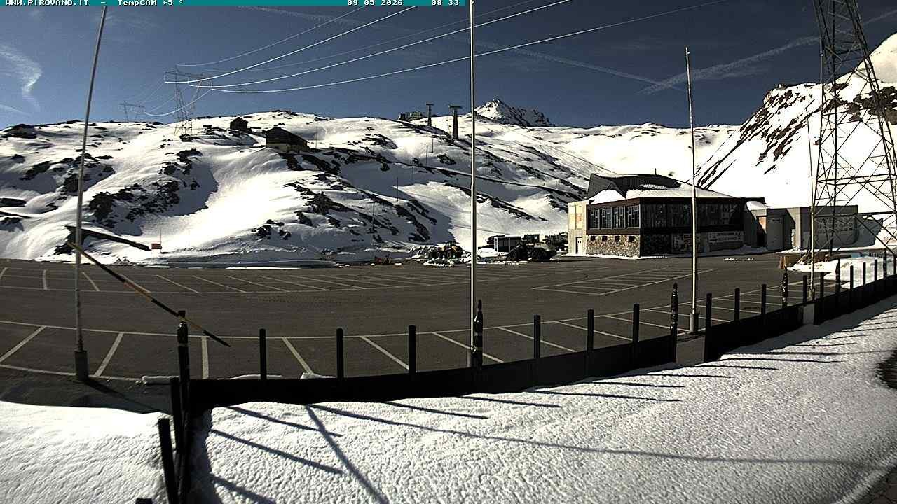 Archived image Webcam Mountain Pass Stilfserjoch, Bormio