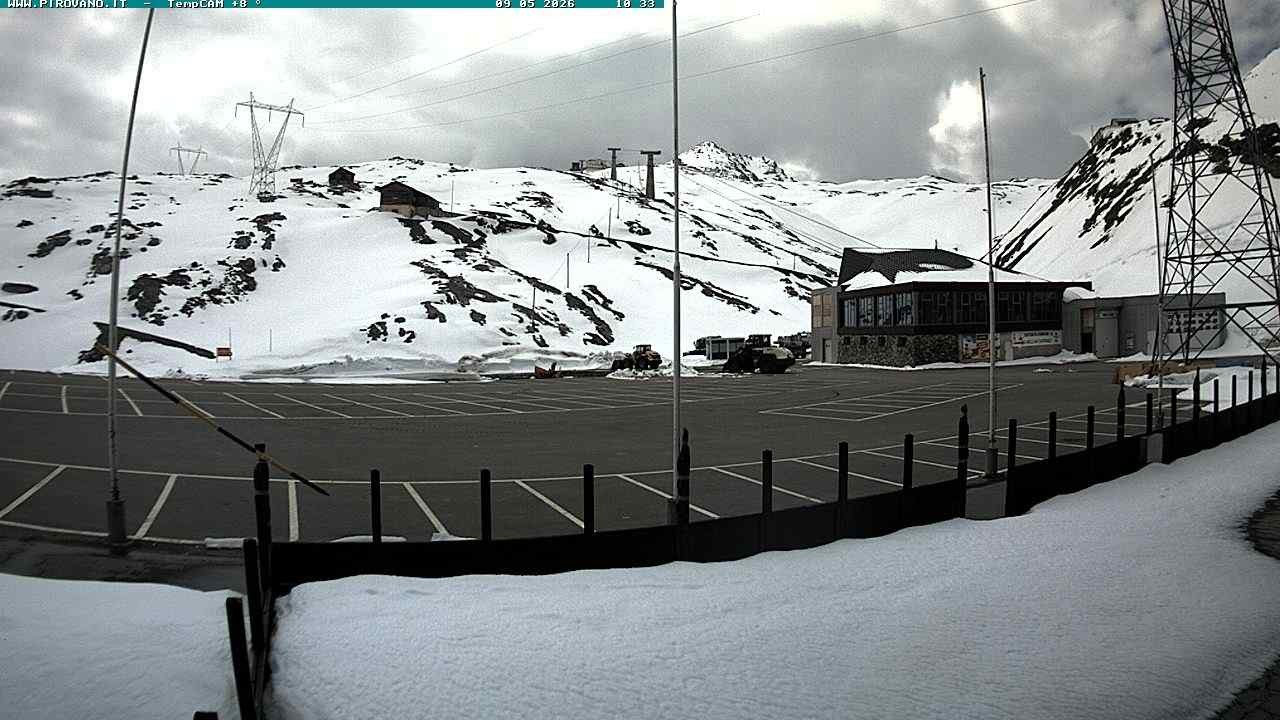 Archived image Webcam Mountain Pass Stilfserjoch, Bormio