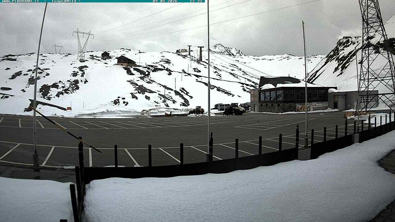 Archived image Webcam Mountain Pass Stilfserjoch, Bormio