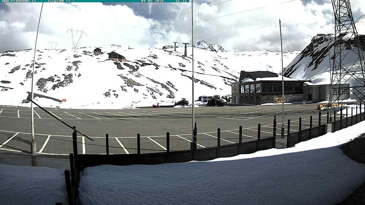 Archived image Webcam Mountain Pass Stilfserjoch, Bormio