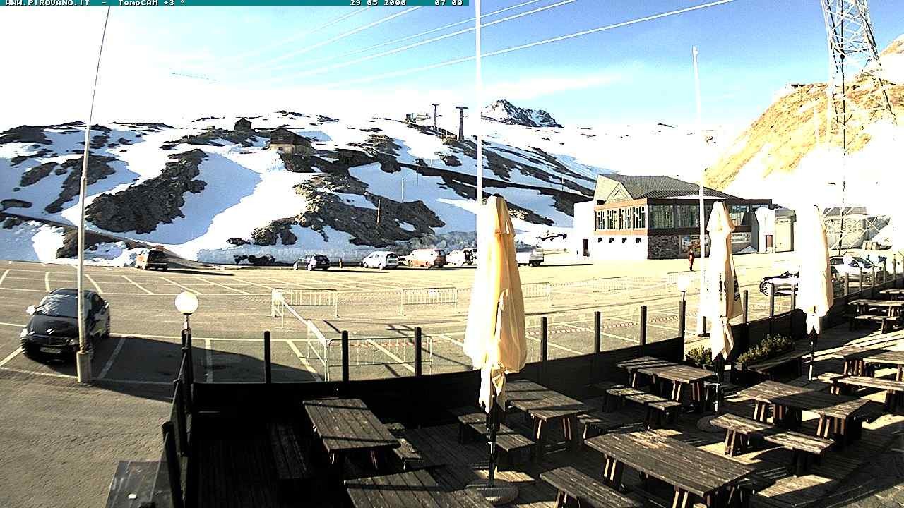 Archiv Foto Webcam Passhöhe Stilfserjoch