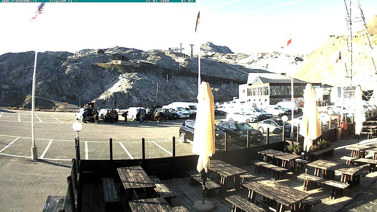 Archiv Foto Webcam Passhöhe Stilfserjoch
