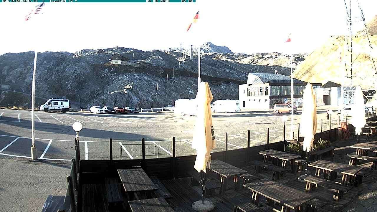 Archiv Foto Webcam Passhöhe Stilfserjoch