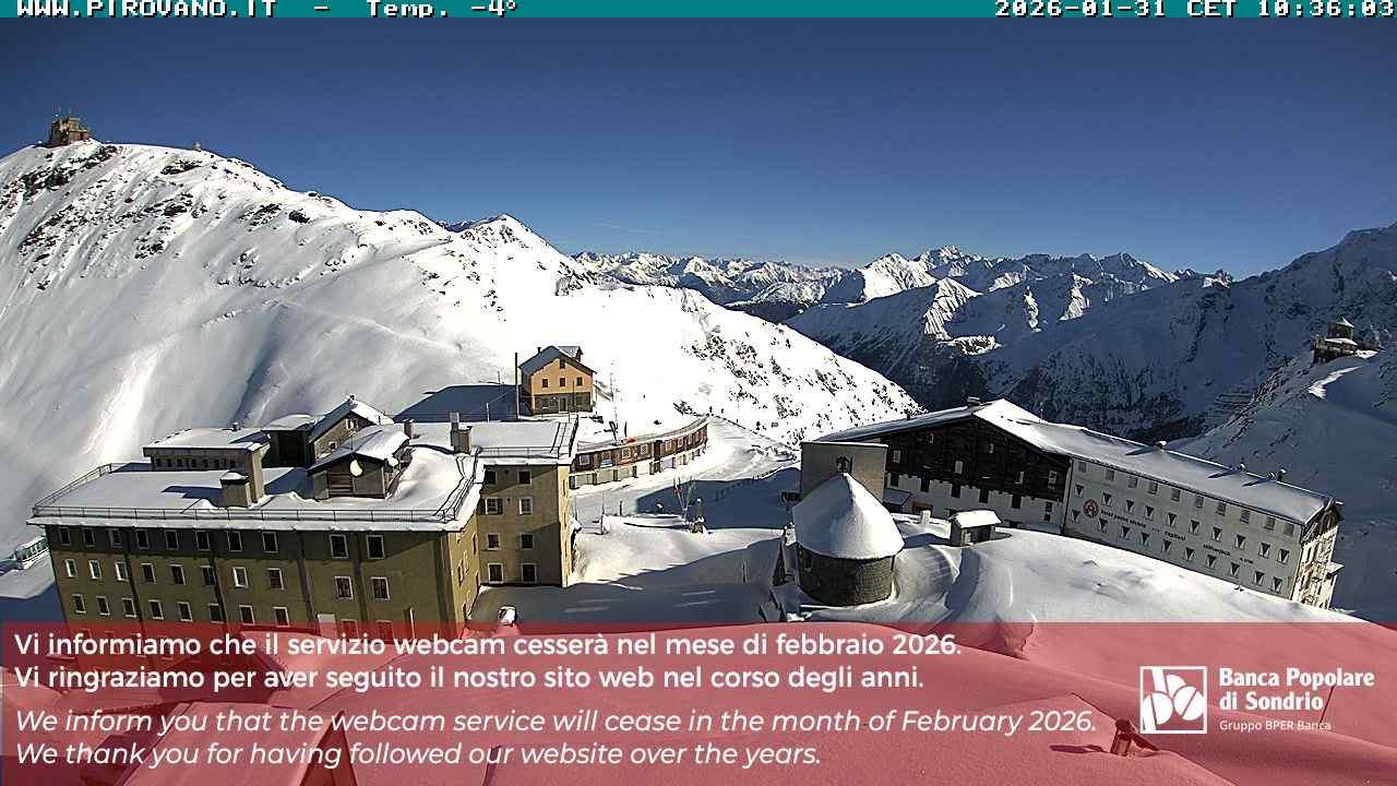 Archiv Foto Webcam Stilfserjoch, Albergo Quarto Pirovano