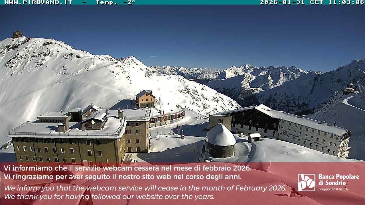 Archiv Foto Webcam Stilfserjoch, Albergo Quarto Pirovano