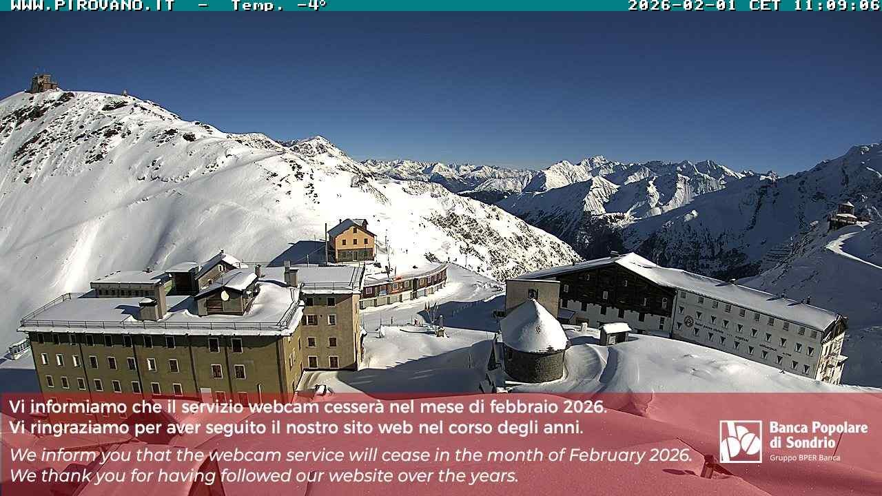 Archiv Foto Webcam Stilfserjoch, Albergo Quarto Pirovano