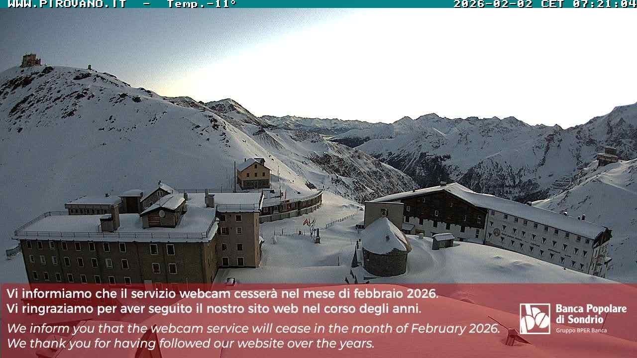 Archiv Foto Webcam Stilfserjoch, Albergo Quarto Pirovano