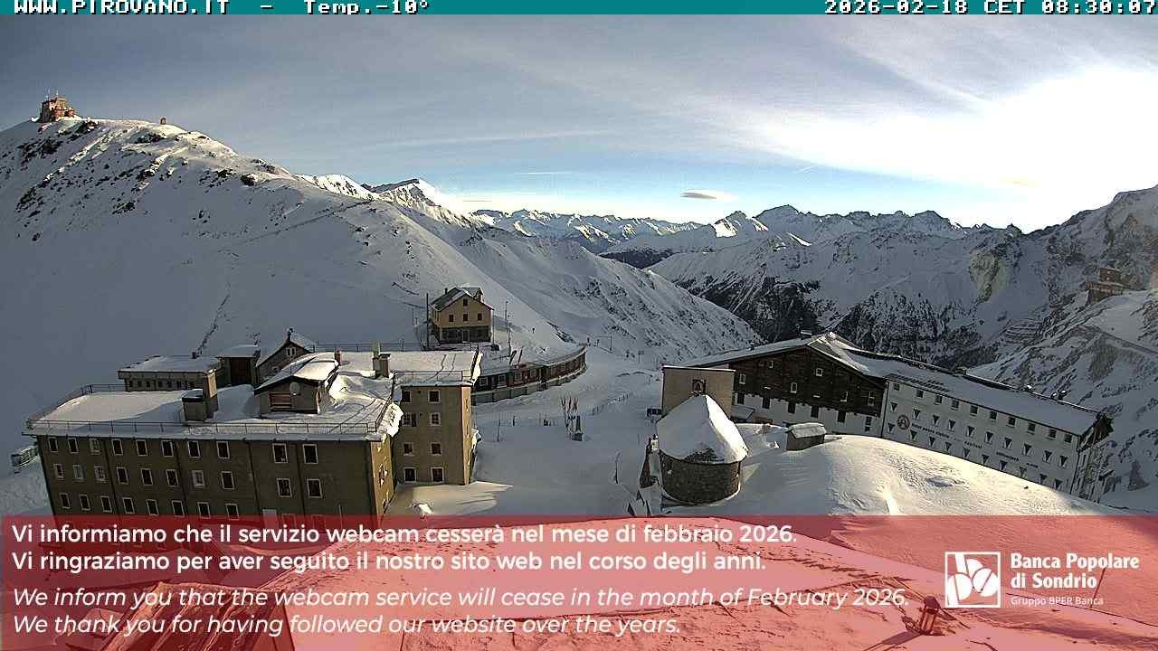 Archiv Foto Webcam Stilfserjoch, Albergo Quarto Pirovano