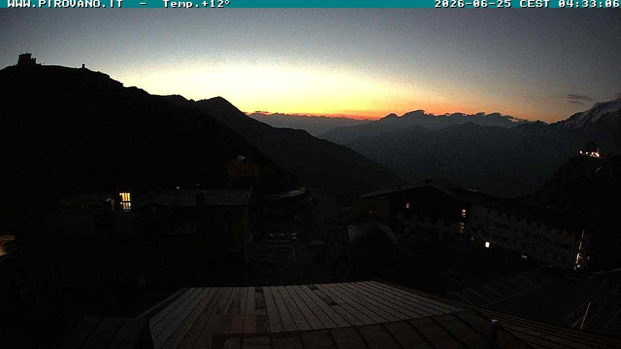 Archived image Webcam Passo Stelvio, Albergo Quarto Pirovano