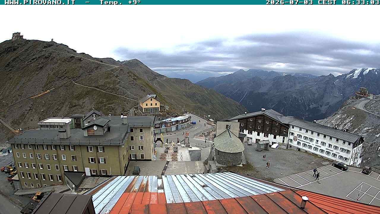 Archiv Foto Webcam Stilfserjoch, Albergo Quarto Pirovano