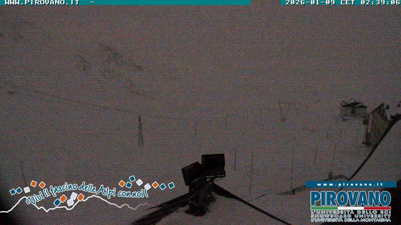 Archiv Foto Webcam Passhöhe Stilfserjoch, Valle del Braulio