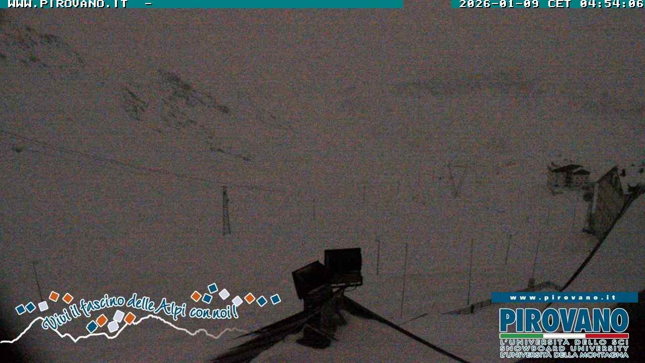 Archiv Foto Webcam Passhöhe Stilfserjoch, Valle del Braulio