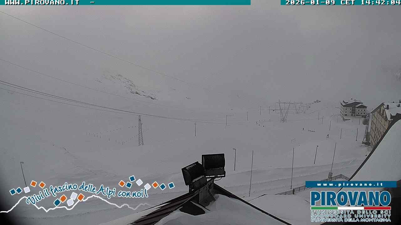 Archiv Foto Webcam Passhöhe Stilfserjoch, Valle del Braulio