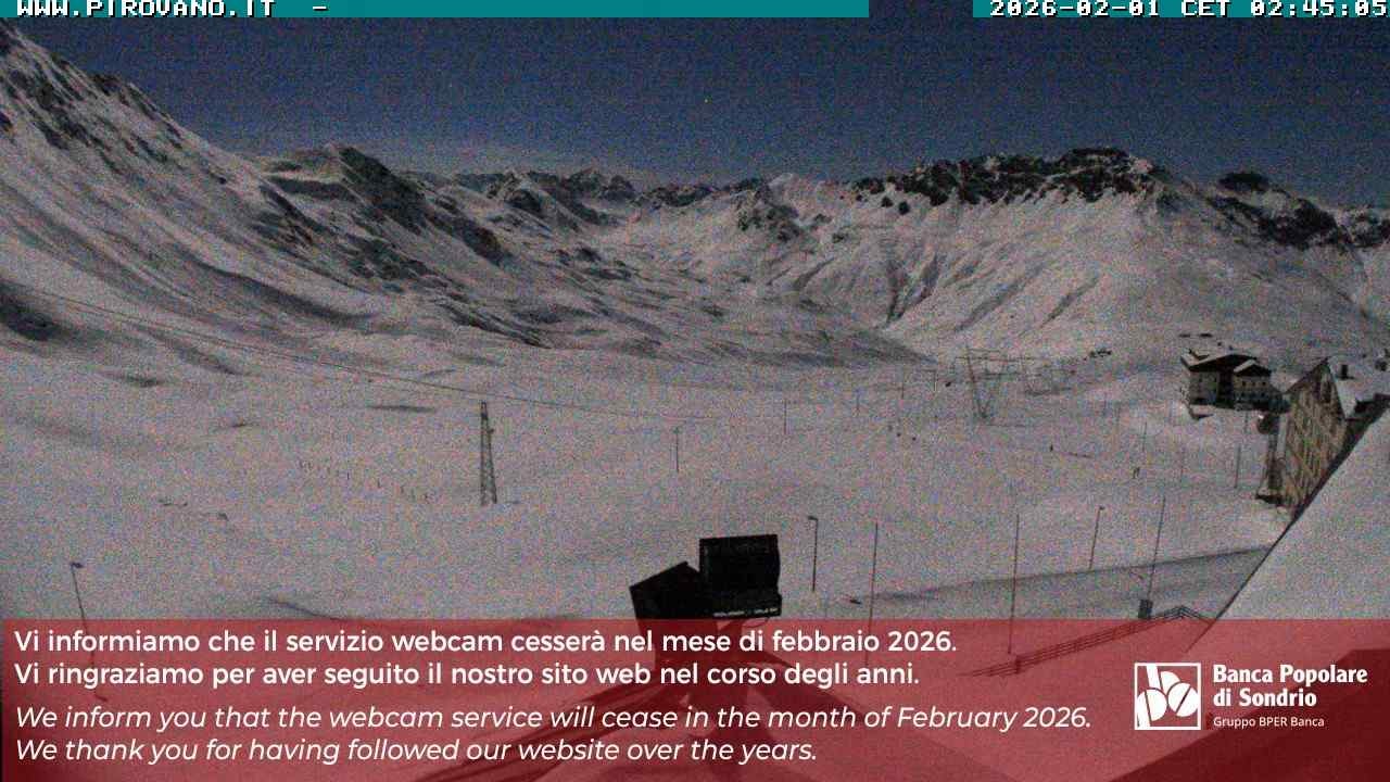 Archiv Foto Webcam Passhöhe Stilfserjoch, Valle del Braulio