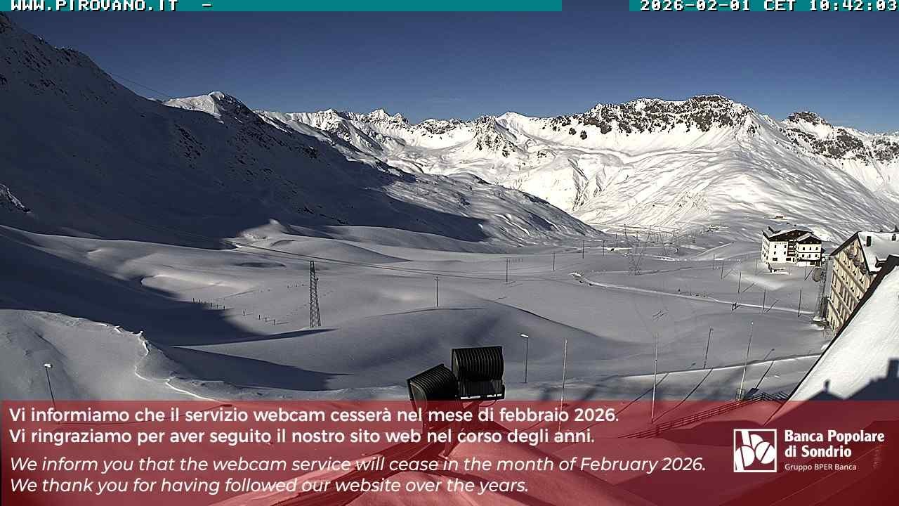 Archiv Foto Webcam Passhöhe Stilfserjoch, Valle del Braulio