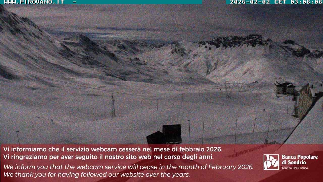 Archiv Foto Webcam Passhöhe Stilfserjoch, Valle del Braulio