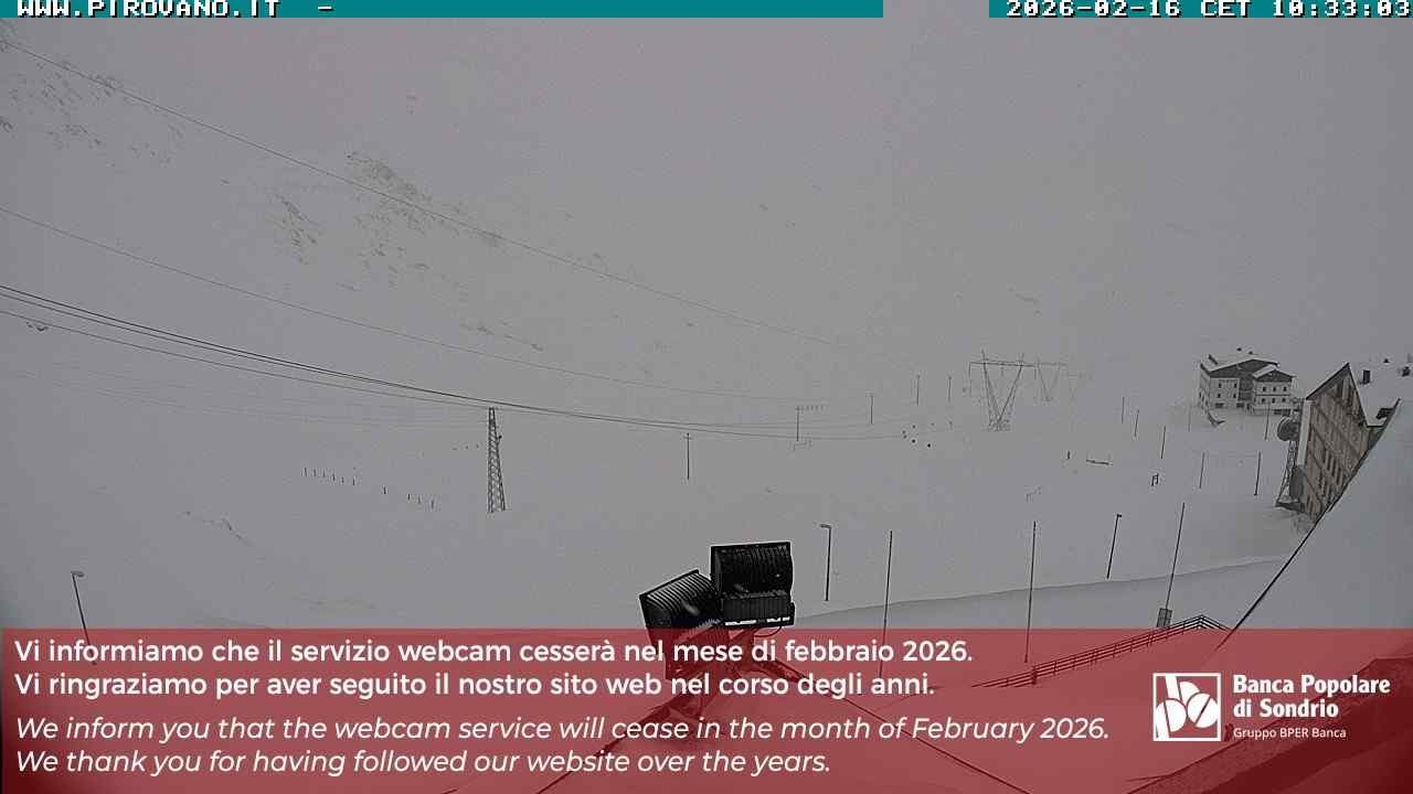 Archiv Foto Webcam Passhöhe Stilfserjoch, Valle del Braulio