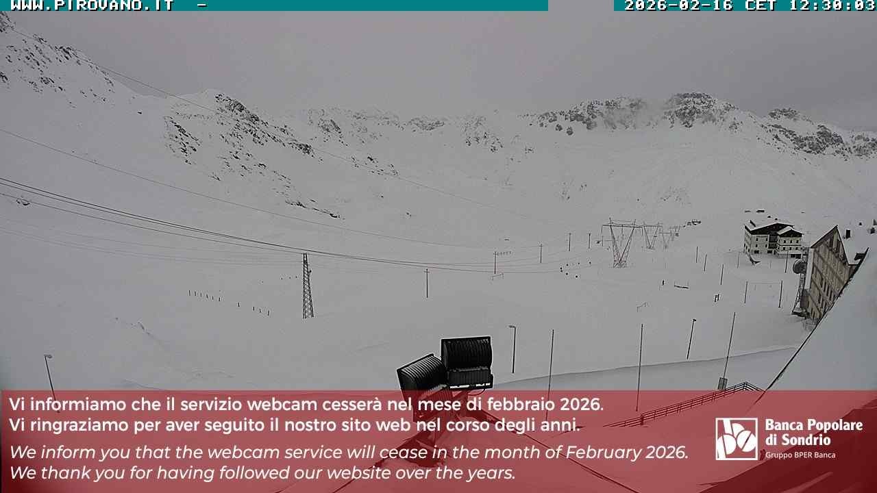 Archiv Foto Webcam Passhöhe Stilfserjoch, Valle del Braulio
