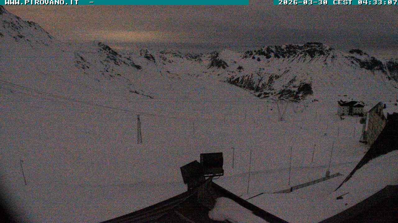 Archiv Foto Webcam Passhöhe Stilfserjoch, Valle del Braulio