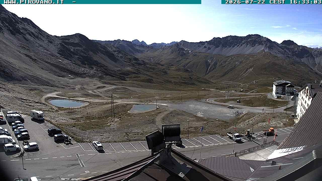 Archiv Foto Webcam Passhöhe Stilfserjoch, Valle del Braulio