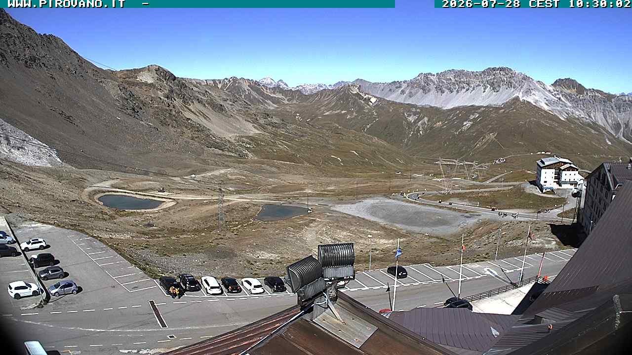 Archiv Foto Webcam Passhöhe Stilfserjoch, Valle del Braulio