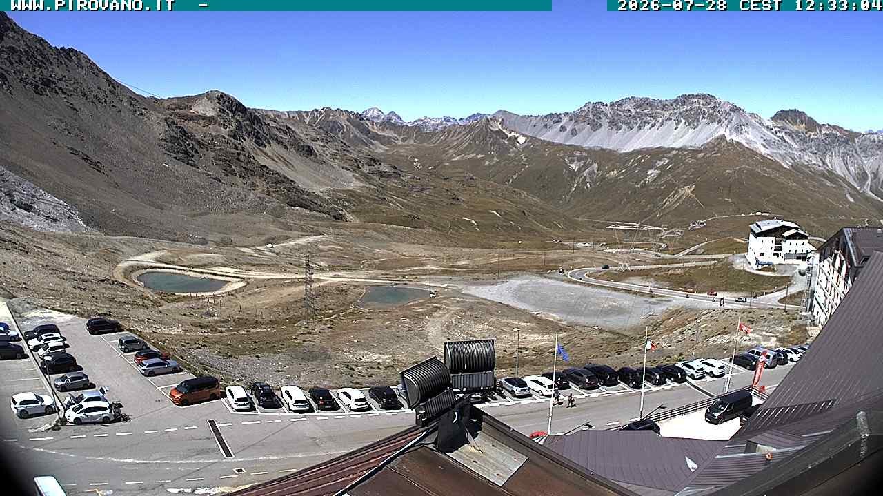 Archiv Foto Webcam Passhöhe Stilfserjoch, Valle del Braulio